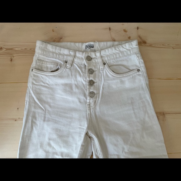 Zara off white straight leg jeans - Picture 2 of 5
